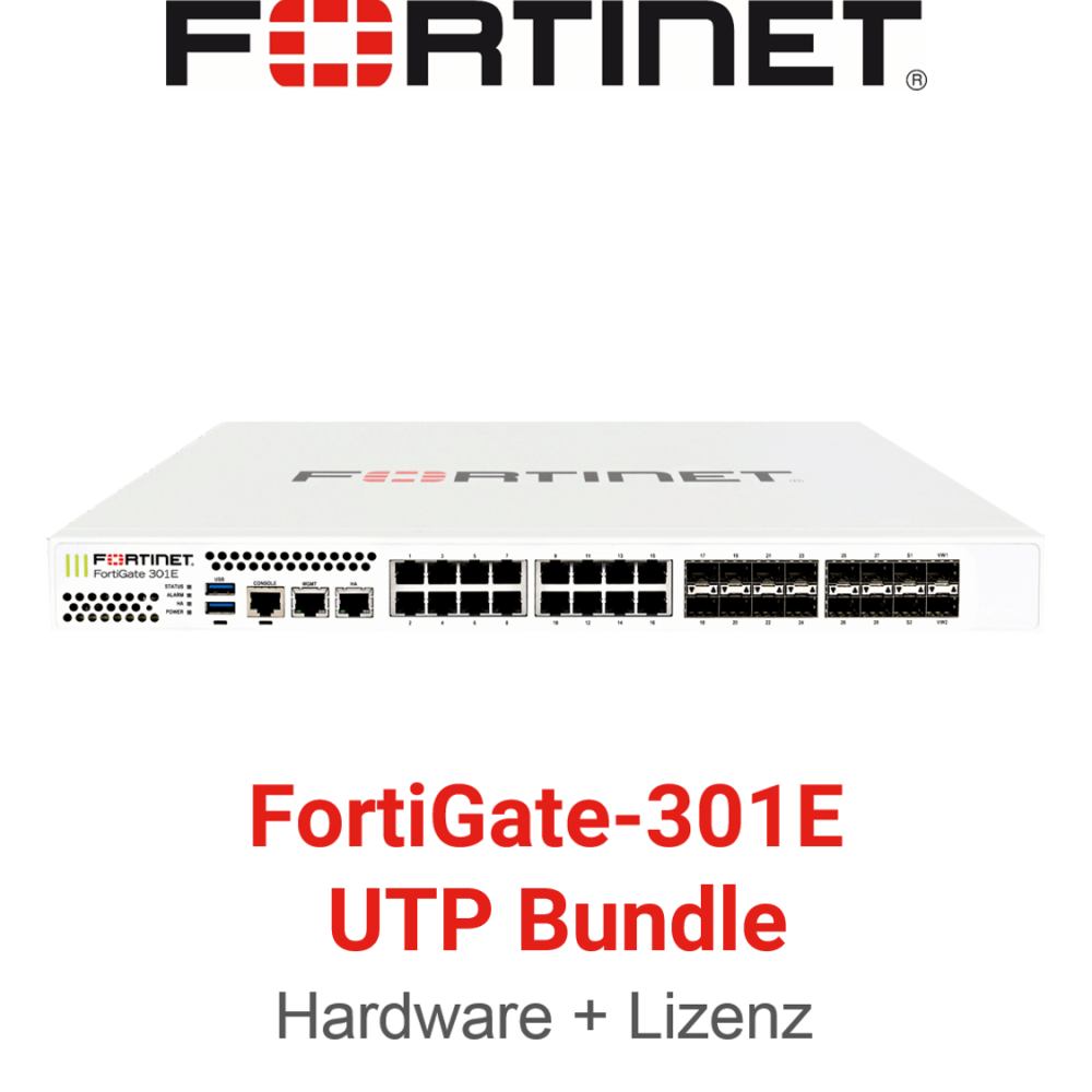 Fortinet FortiGate-301E - UTM/UTP Bundle (End of Sale/Life)