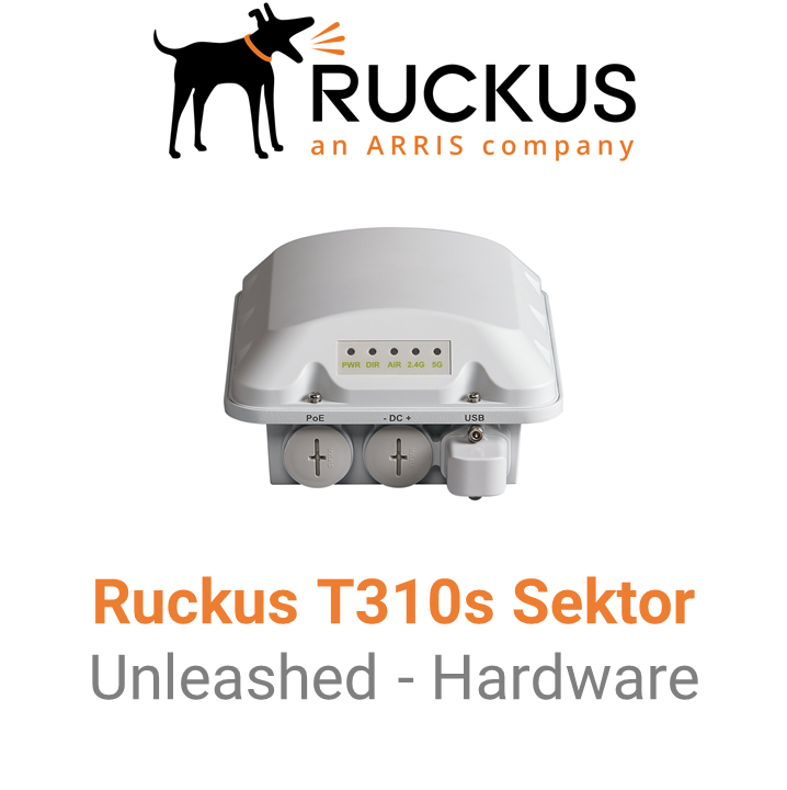 Ruckus T310s Outdoor Access Point - Unleashed (End of Sale/Life)