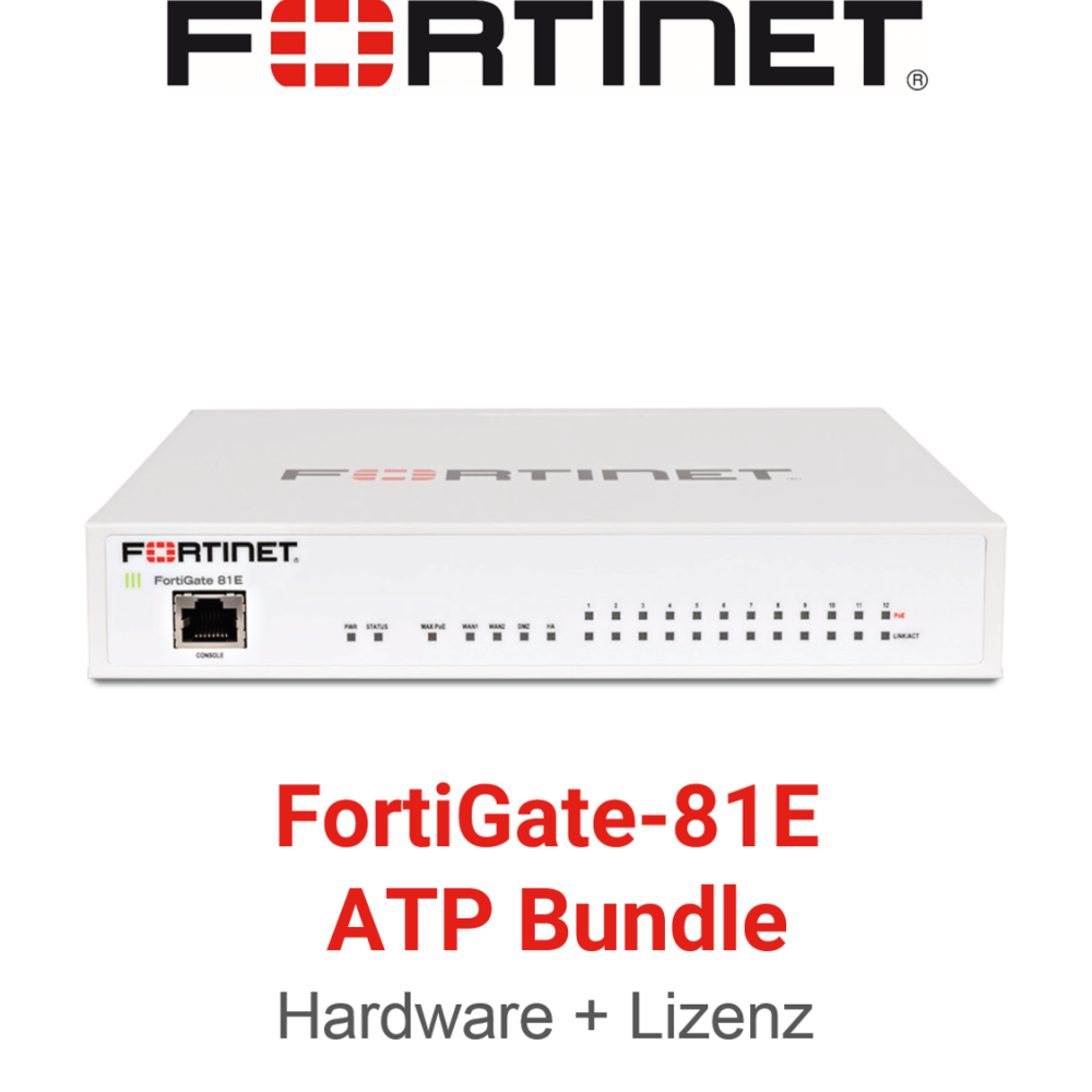 Fortinet FortiGate-81E - ATP Bundle (Hardware + Lizenz)