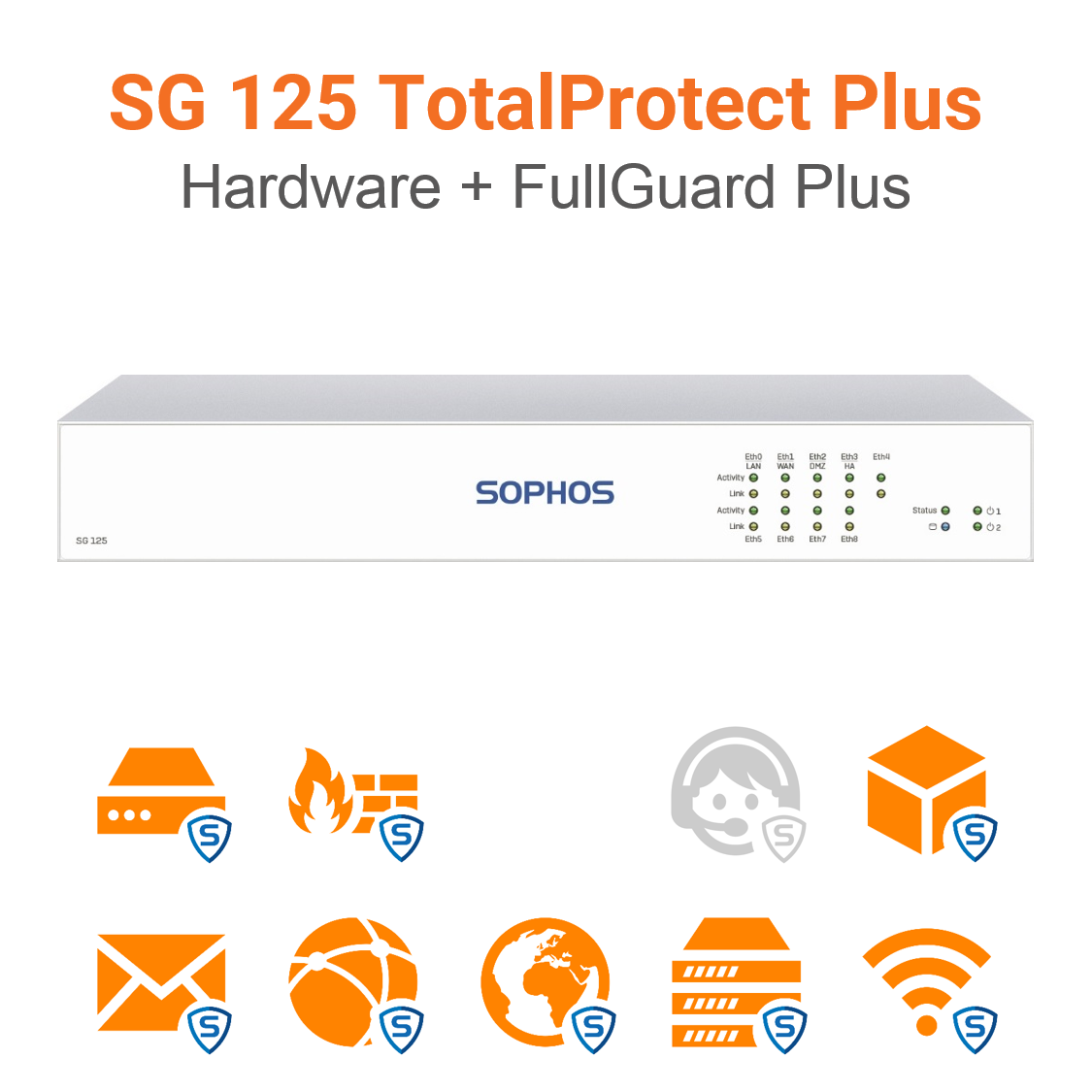 Sophos SG 125 TotalProtect Hardware + FullGuard Plus Vorschaubild