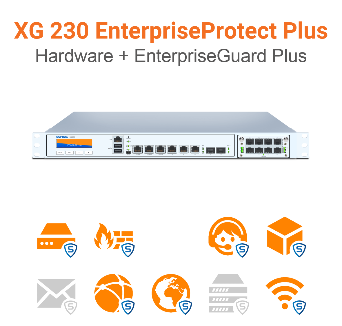 Sophos XG 230 EnterpriseProtect Plus Bundle (End of Sale/Life)