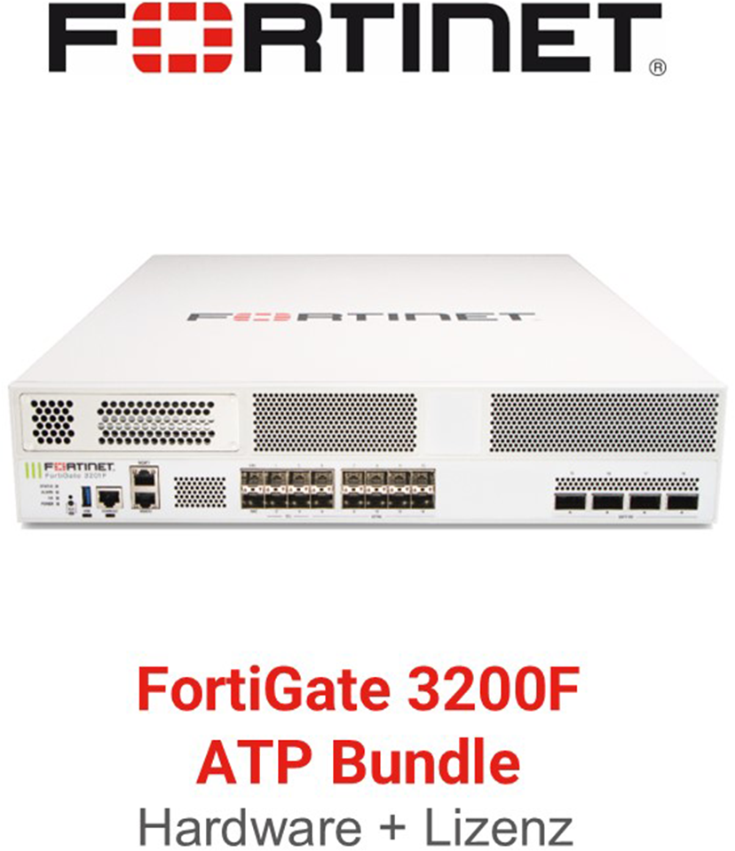 Fortinet FortiGate-3200F - ATP Bundle (Hardware + Lizenz)