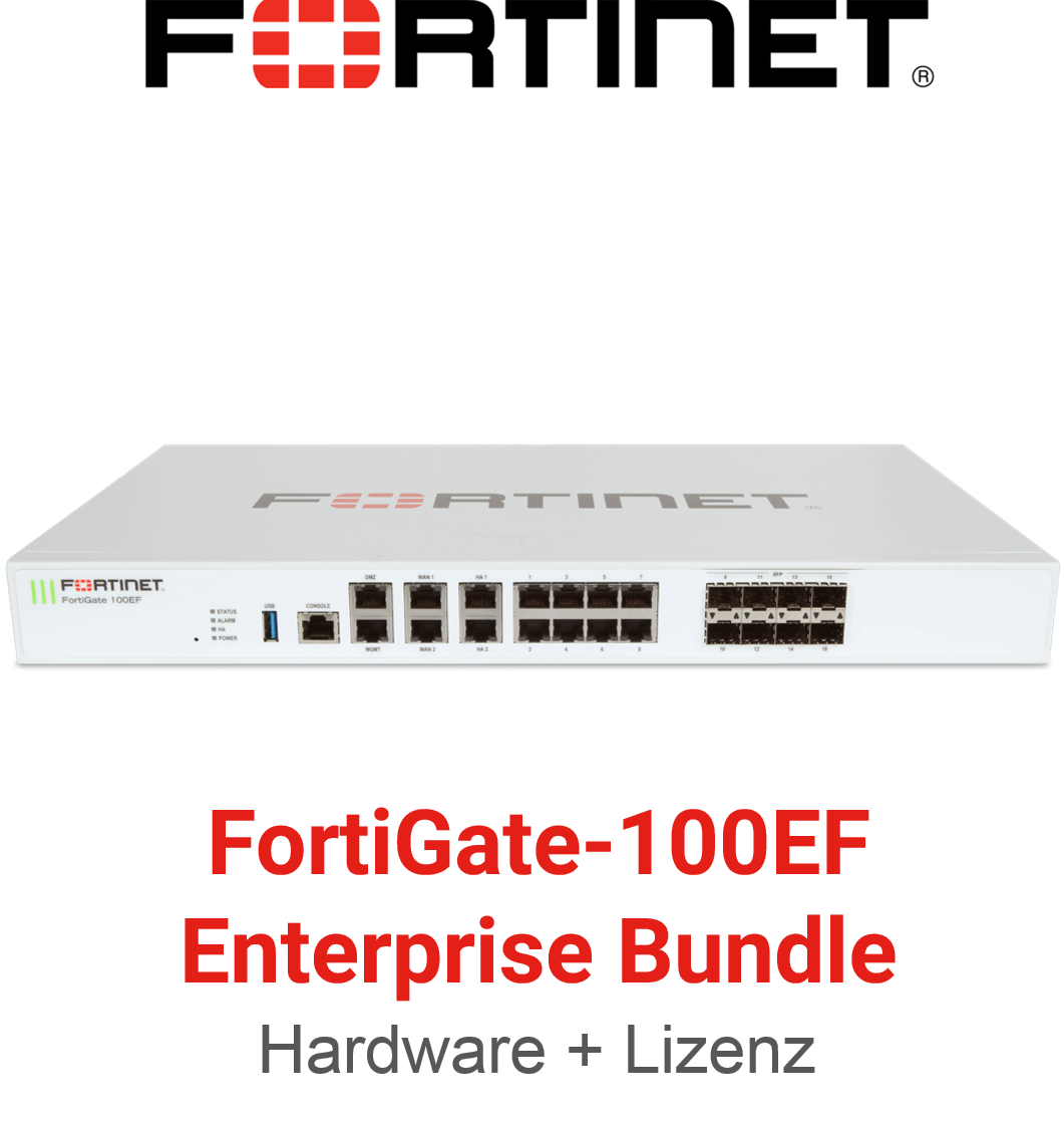 Fortinet FortiGate-100EF - Enterprise Bundle (End of Sale/Life)