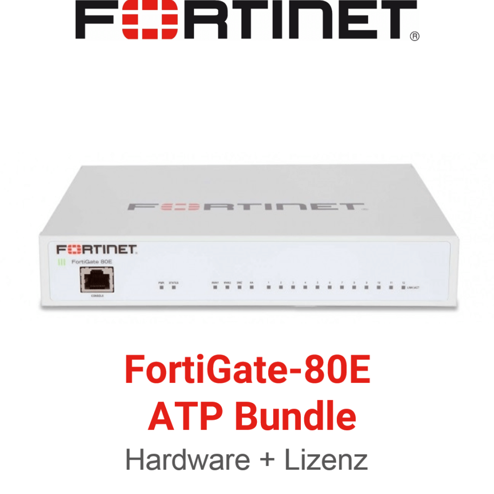 Fortinet FortiGate-80E - ATP Bundle (Hardware + Lizenz)