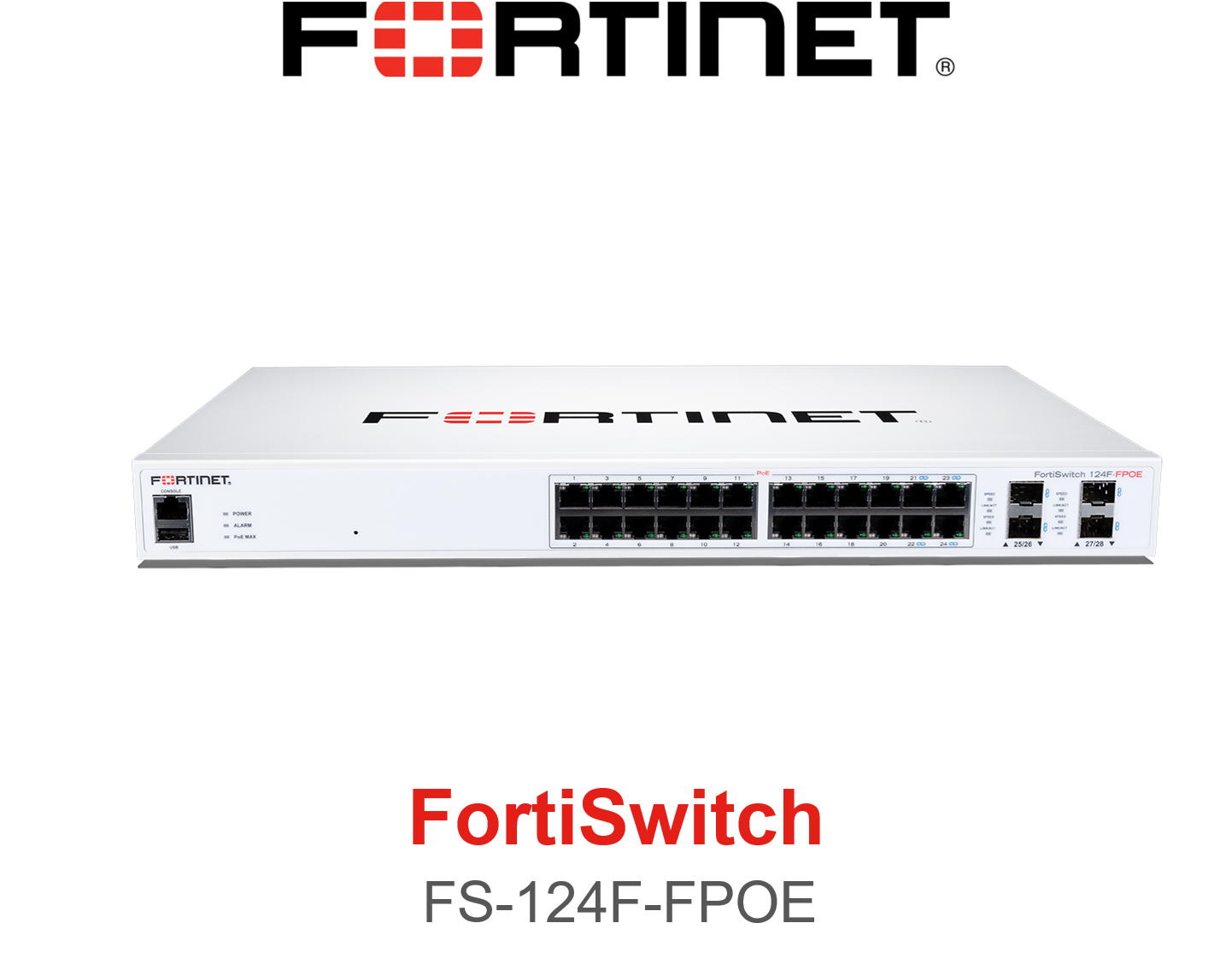 Fortinet FortiSwitch 124F FPOE