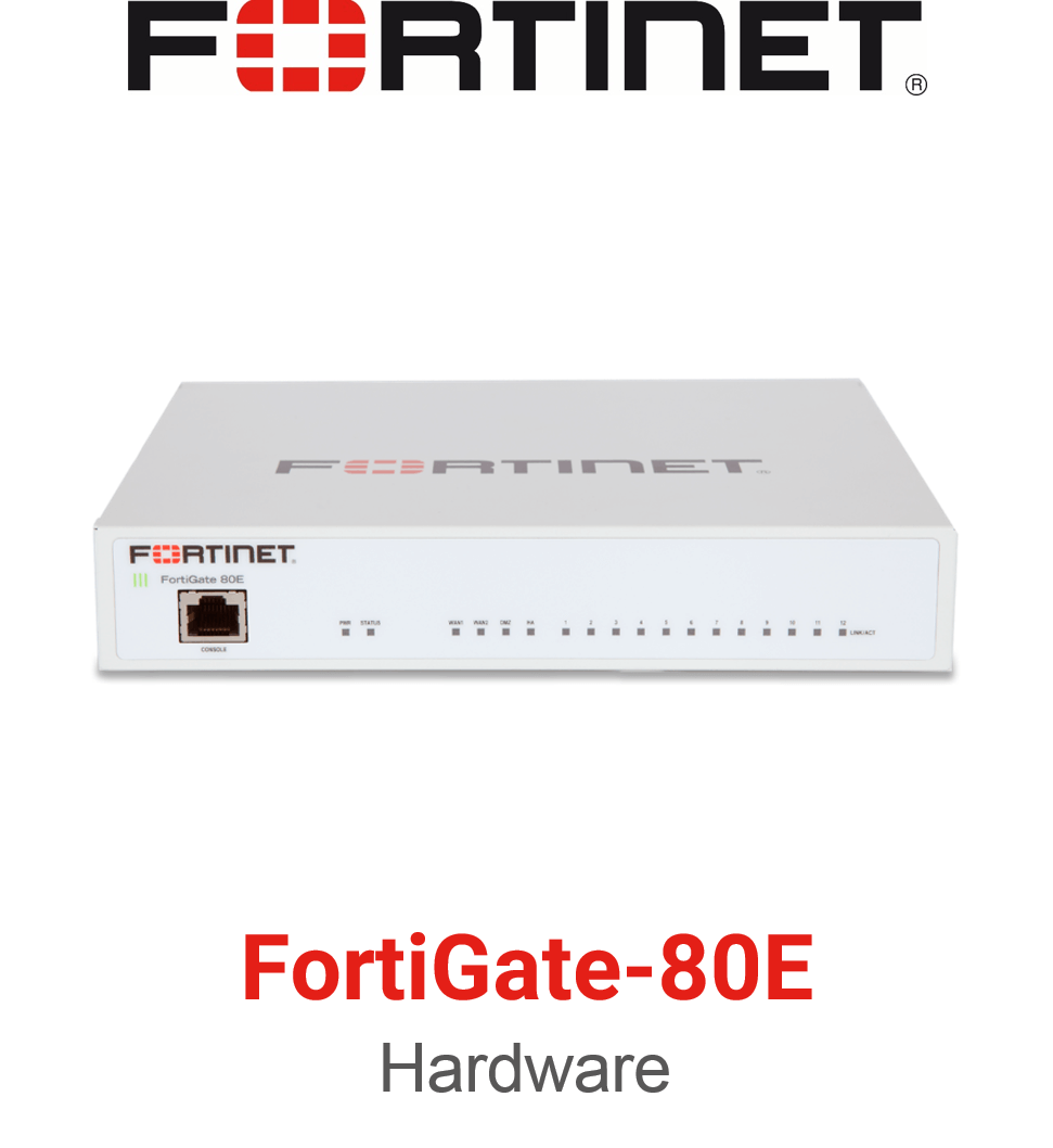 Fortinet FortiGate 80E Firewall (End of Sale/Life)