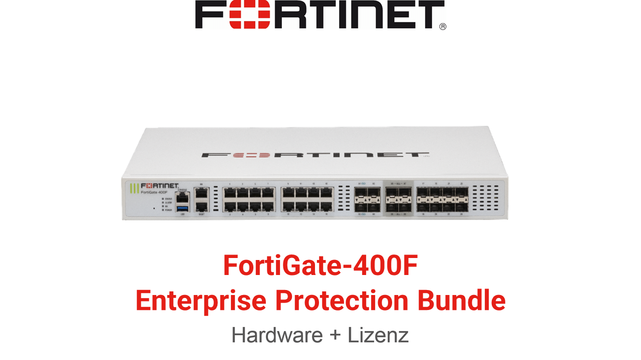 Fortinet FortiGate-400F Enterprise Bundle (Hardware + Lizenz)