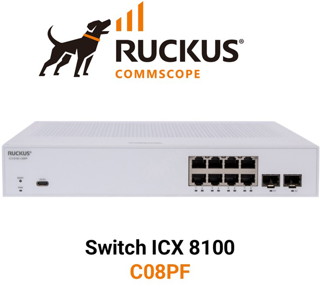 Ruckus ICX8100-C08PF Switch Ruckus ICX8100-C08PF Switch