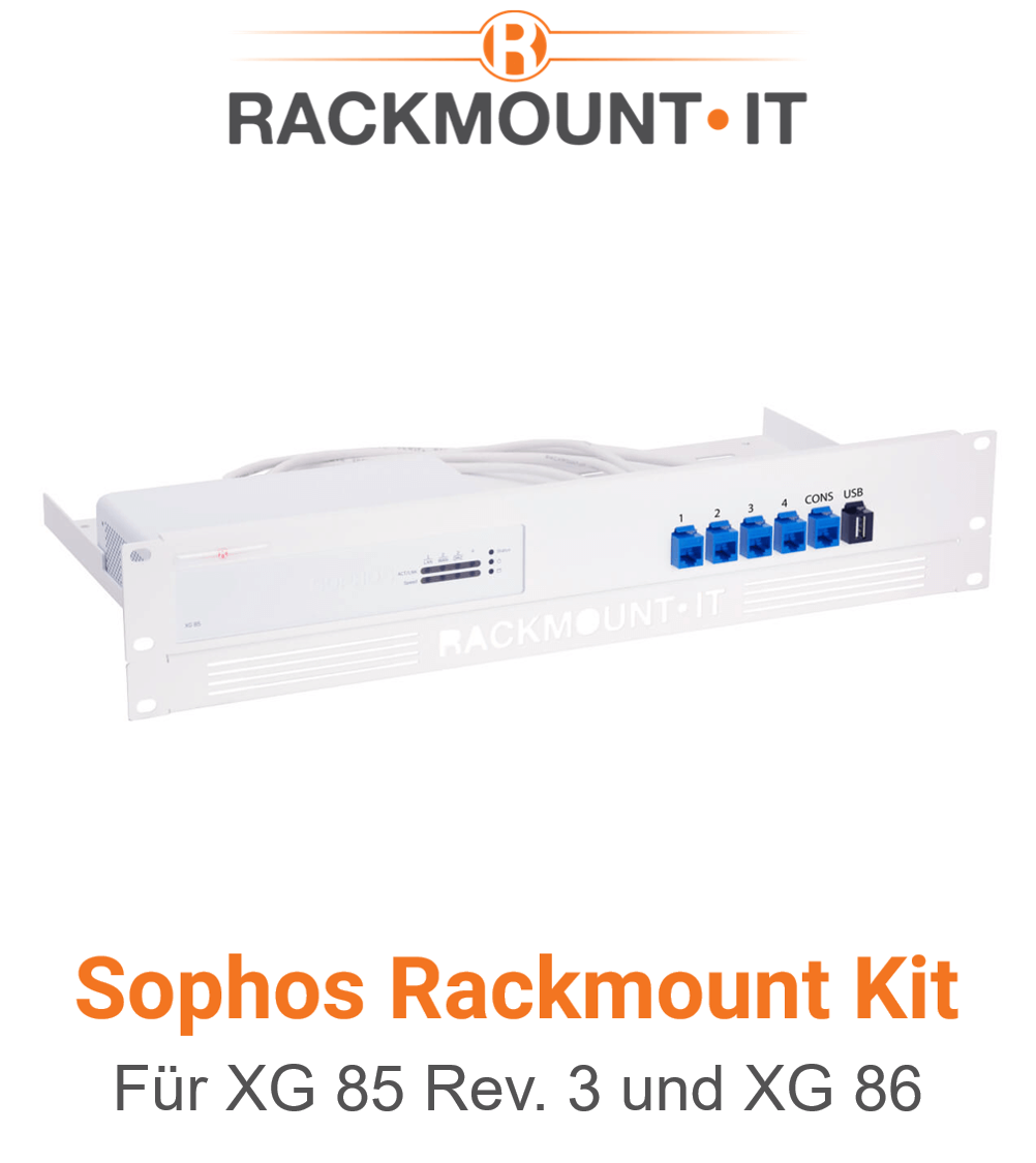 Rack Mount IT Kit für Sophos XG 85 - Revision 3 (End of Sale/Life)