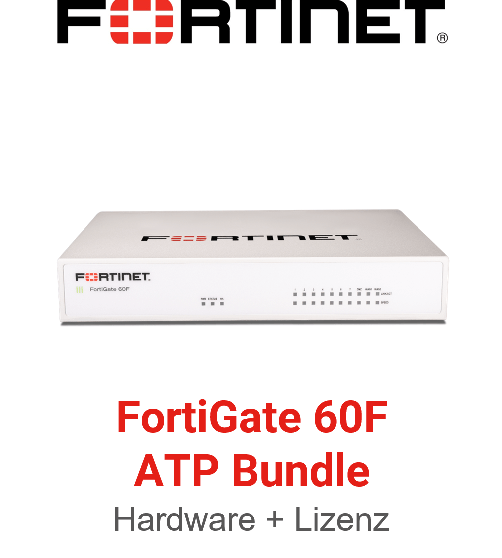 Fortinet FortiGate-60F - ATP Bundle (Hardware + Lizenz)
