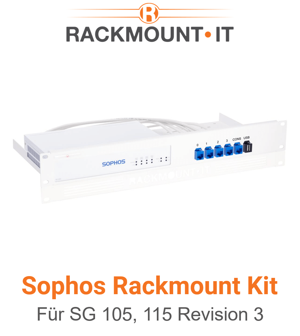 Rack Mount IT Kit für Sophos SG 105 / 115 Rev. 3 (End of Sale/Life)