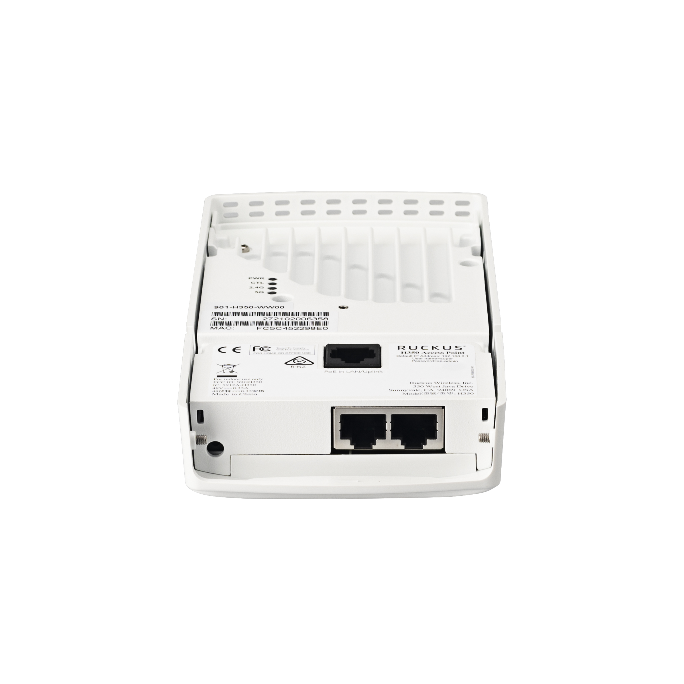 Ruckus H350 Indoor Access Point - Unleashed
