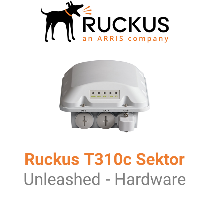 Ruckus T310c Outdoor Access Point - Unleashed (End of Sale/Life)