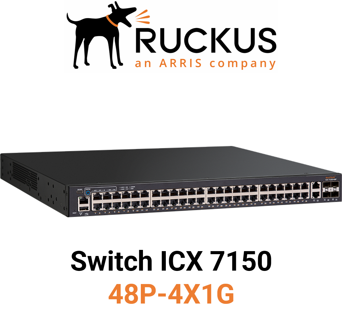 Ruckus ICX7150-48P-4X1G Switch