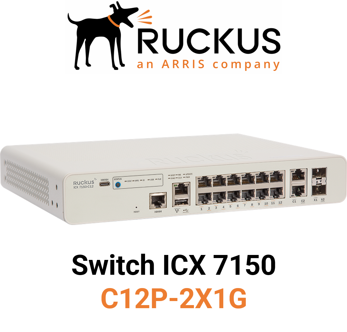 Ruckus ICX7150-C12P-2X1G Switch
