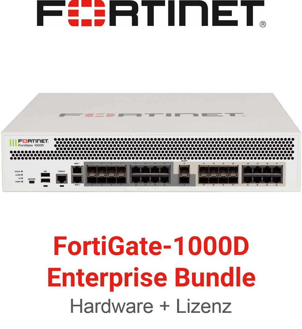 Fortinet FortiGate-1000D - Enterprise Bundle (End of Sale/Life)