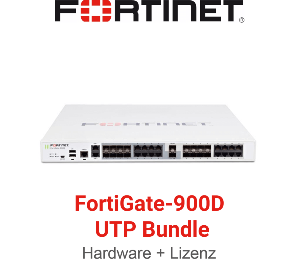 Fortinet FortiGate-900D - UTM/UTP Bundle (End of Sale/Life)