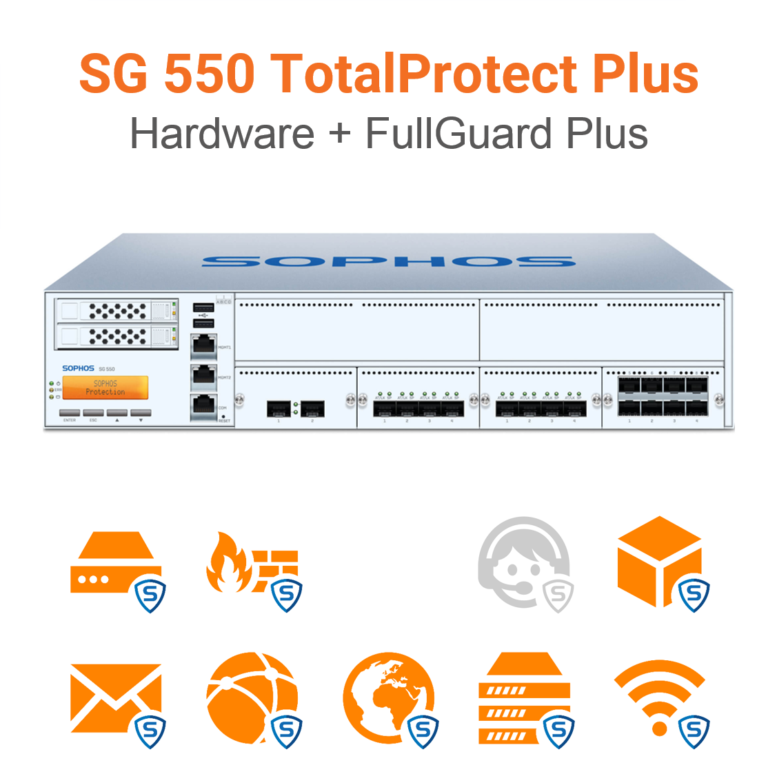 Sophos SG 550 TotalProtect Plus Bundle (Hardware + Lizenz) (End of Sale/Life)