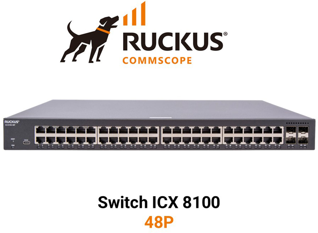 Ruckus ICX8100-48P Switch Ruckus ICX8100-48P Switch