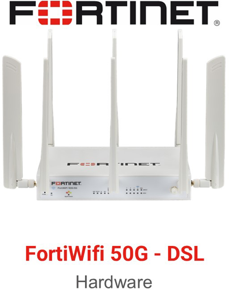 Fortinet FortiWiFi 50G DSL Firewall Hardware Vorderseite