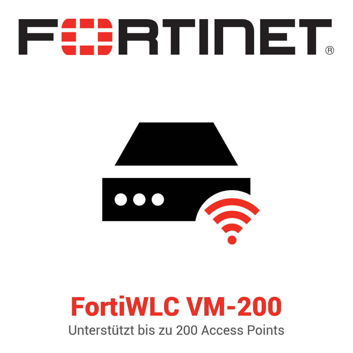 Fortinet FortiWLC-VM-200 (End of Sale/Life)