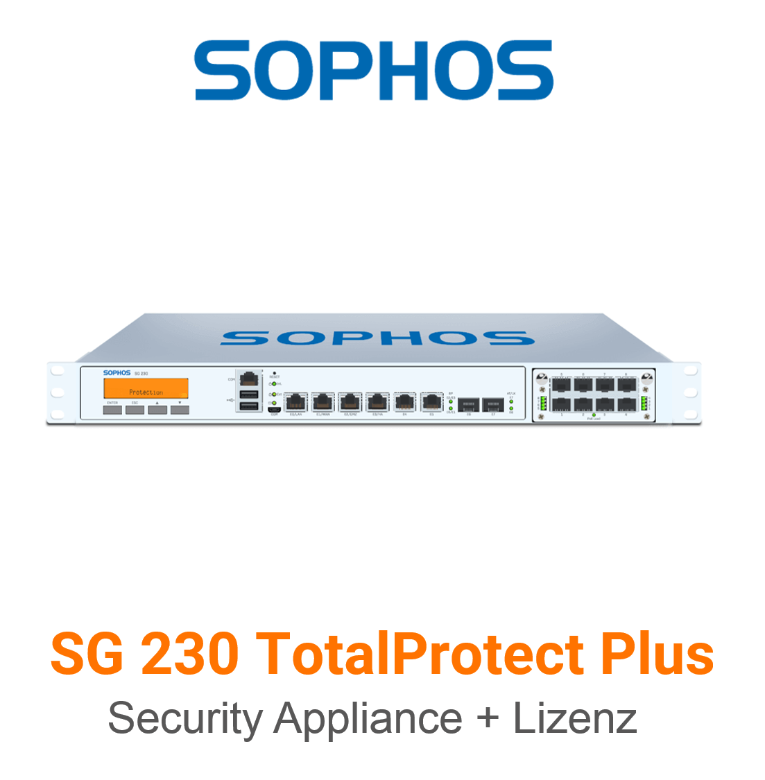 Sophos SG 230 TotalProtect Plus Bundle (Hardware + Lizenz) (End of Sale/Life)