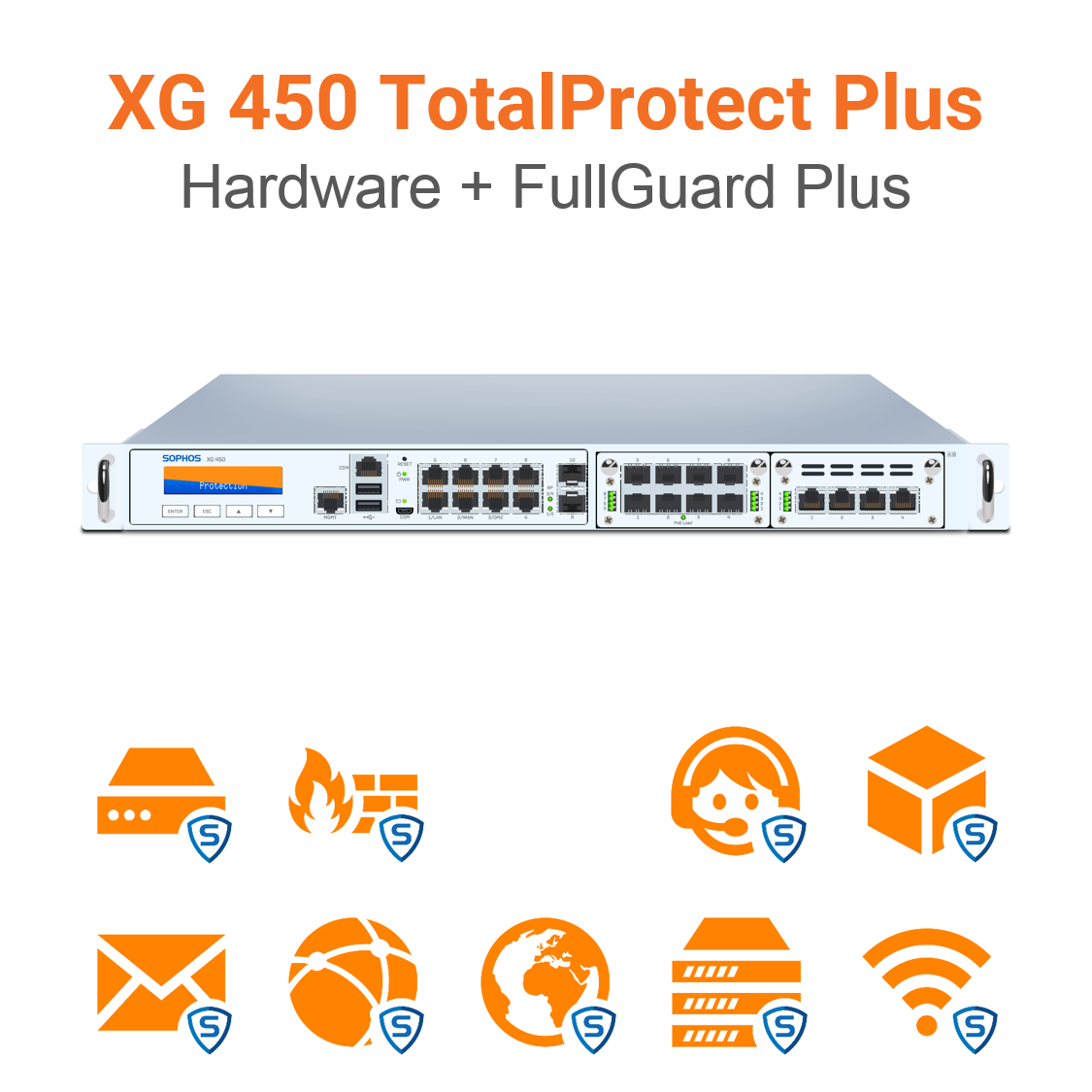 Sophos XG 450 TotalProtect Plus Bundle (Hardware + Lizenz) (End of Sale/Life)