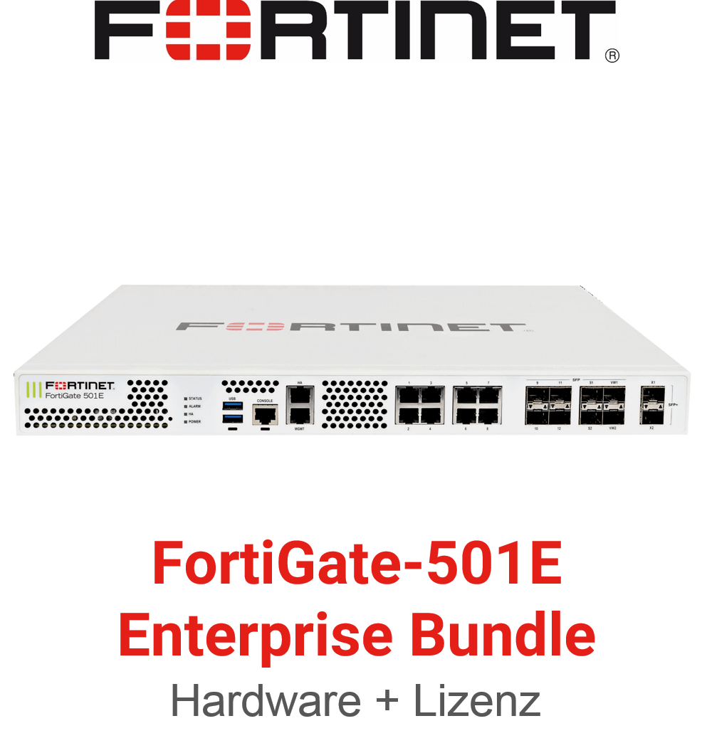 Fortinet FortiGate-501E - Enterprise Bundle (End of Sale/Life)