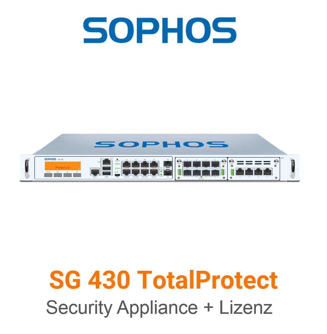 Sophos SG 430 TotalProtect Bundle (Hardware + Lizenz) (End of Sale/Life)