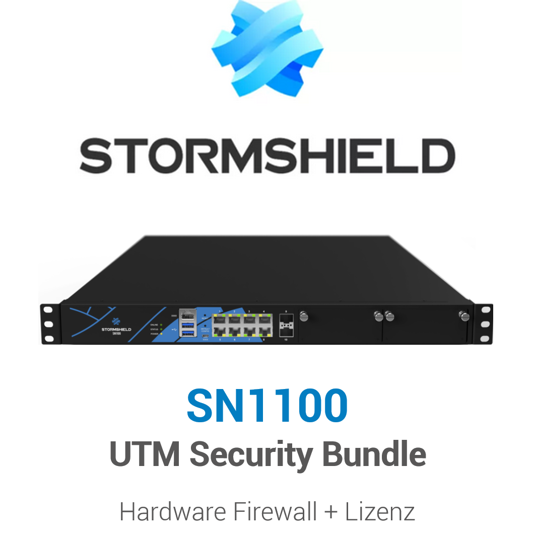 Stormshield SN 1100 UTM Security Bundle (Hardware + Lizenz)