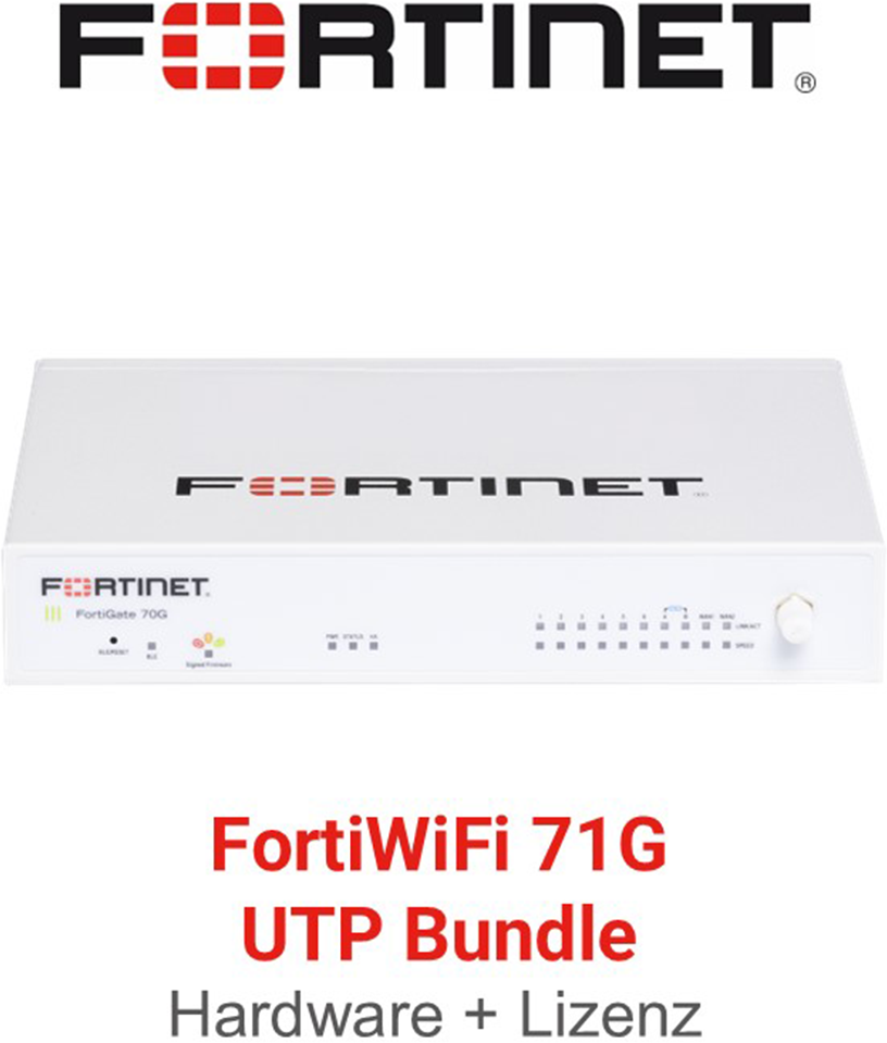 Fortinet FortiWifi-71G  - UTM/UTP Bundle (Hardware + Lizenz)