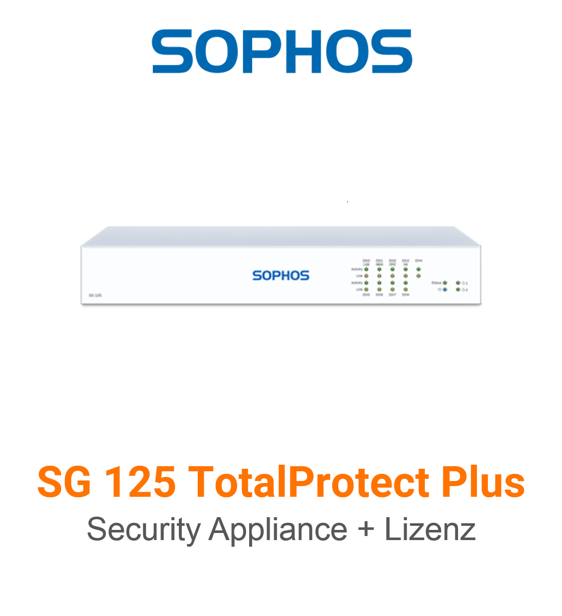 Sophos SG 125 TotalProtect Plus Bundle (Hardware + Lizenz) (End of Sale/Life)