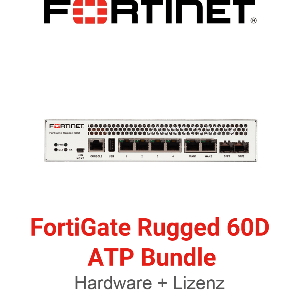Fortinet FortiGateRugged-60D ATP Bundle (Hardware + Lizenz)