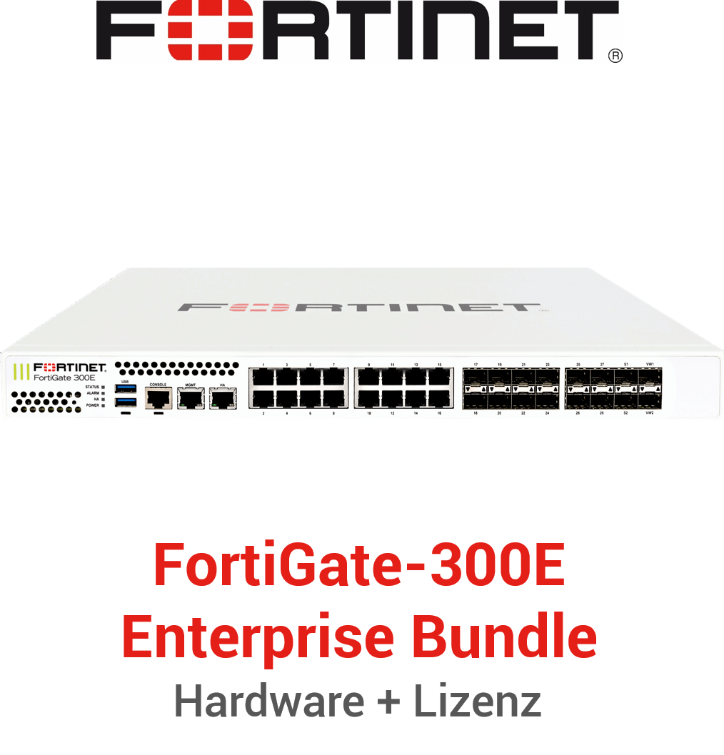 Fortinet FortiGate-300E - Enterprise Bundle (End of Sale/Life)