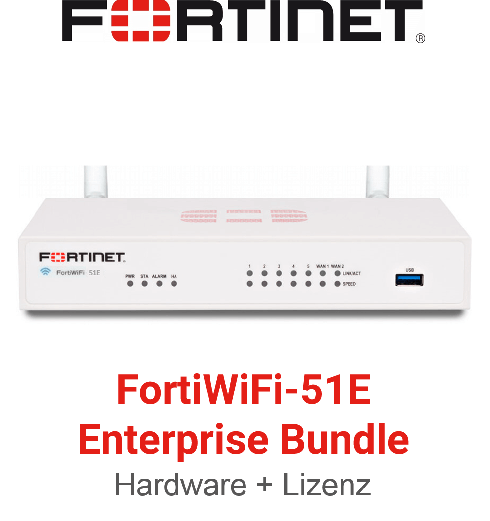 Fortinet FortiWifi-51E - Enterprise Bundle (End of Sale/Life)