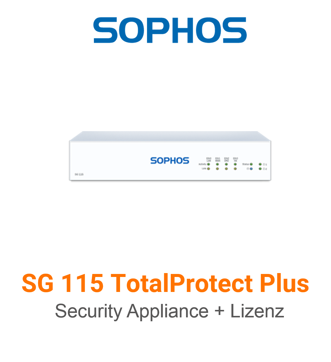 Sophos SG 115 TotalProtect Plus Security Appliance + Lizenz Vorschaubild