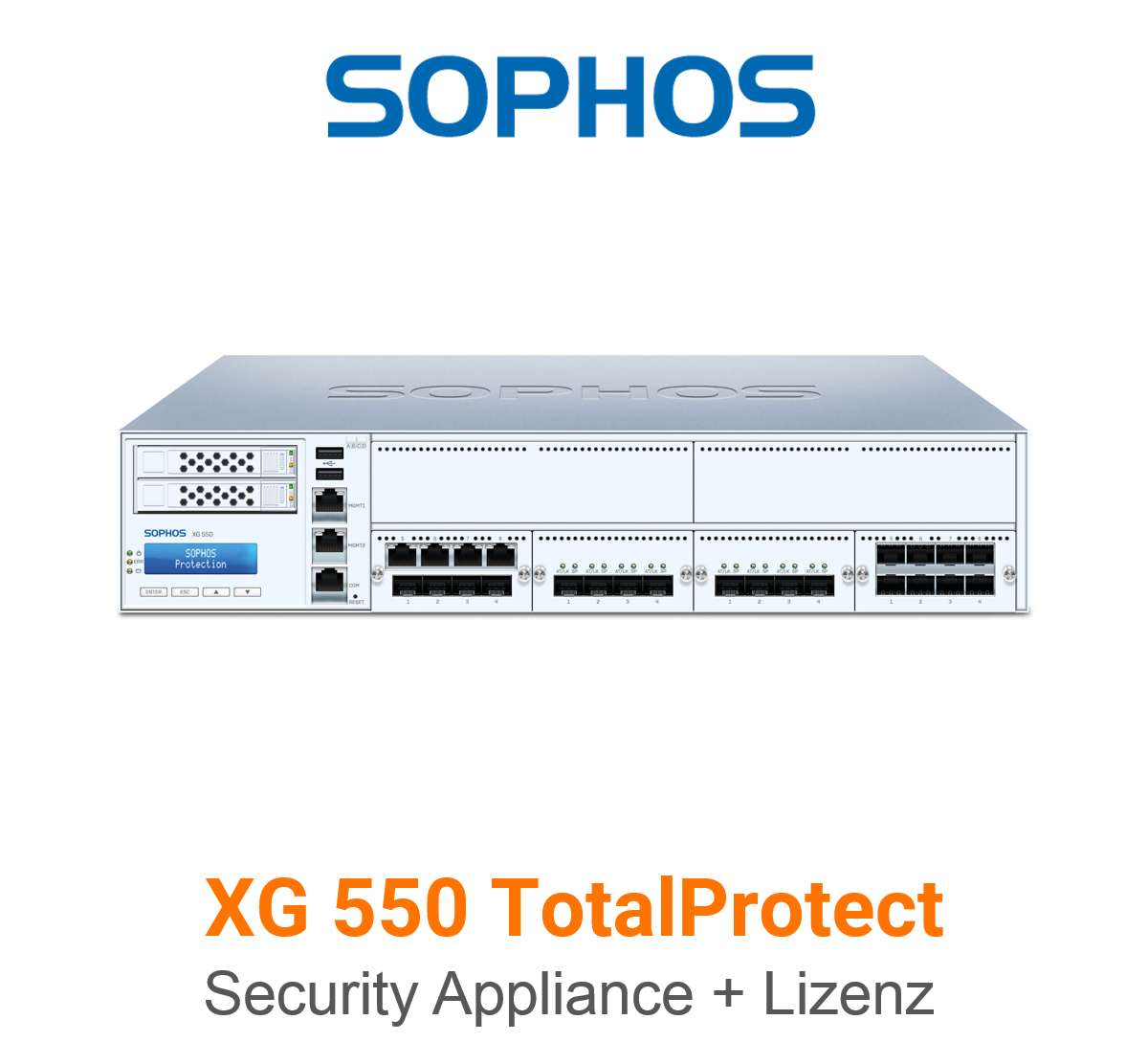 Sophos XG 550 TotalProtect Bundle (Hardware + Lizenz) (End of Sale/Life)