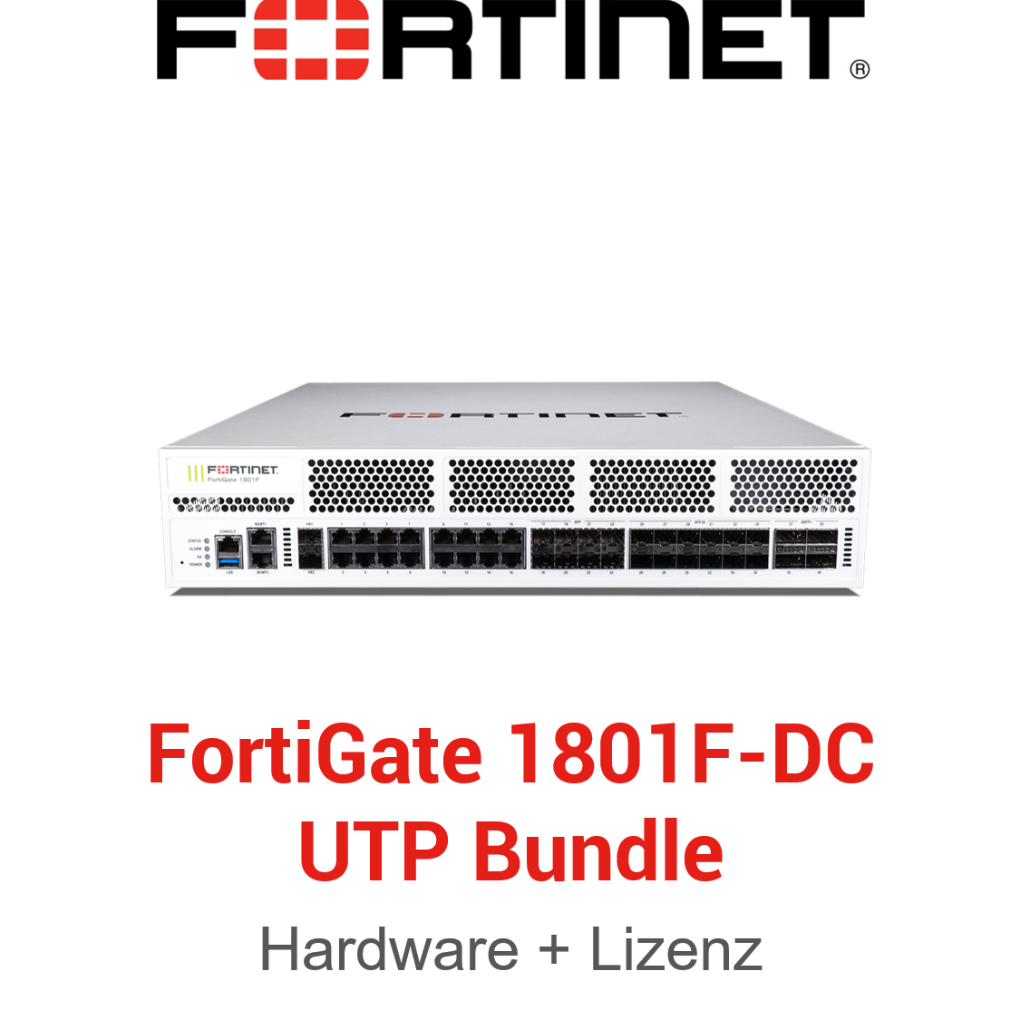 Fortinet FortiGate-1801F-DC - UTM/UTP Bundle (Hardware + Lizenz)