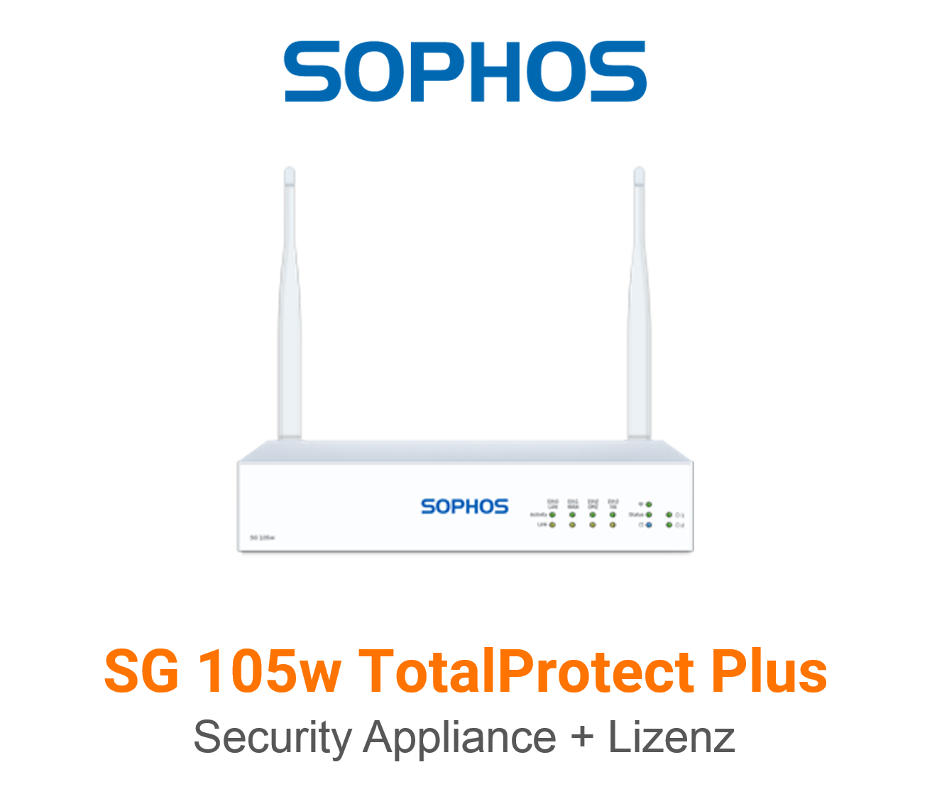 Sophos SG 105w TotalProtect Plus Security  Appliance + Lizenz Vorschaubild