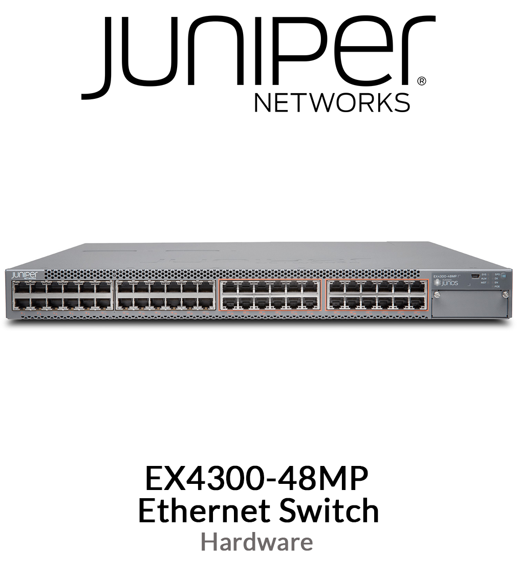 Juniper Networks EX4300 CLASS 48 PORT MULTI-GIG SWITCH