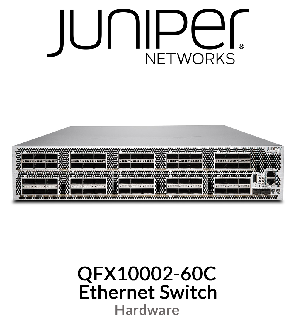 Juniper Networks QFX10002 SWITCH 60 100GE PORTS AC PS