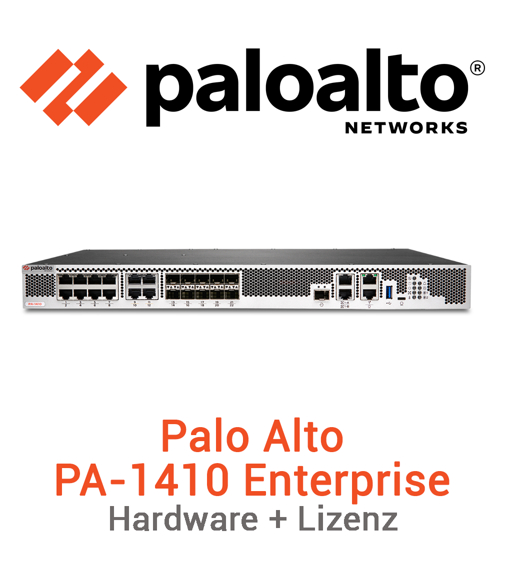 Palo Alto Networks PA-1410 Firewall mit Enterprise Lizenz