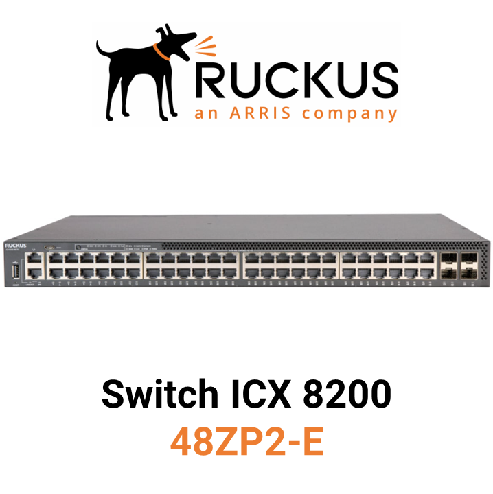 Ruckus ICX 8200-48ZP2-E Switch