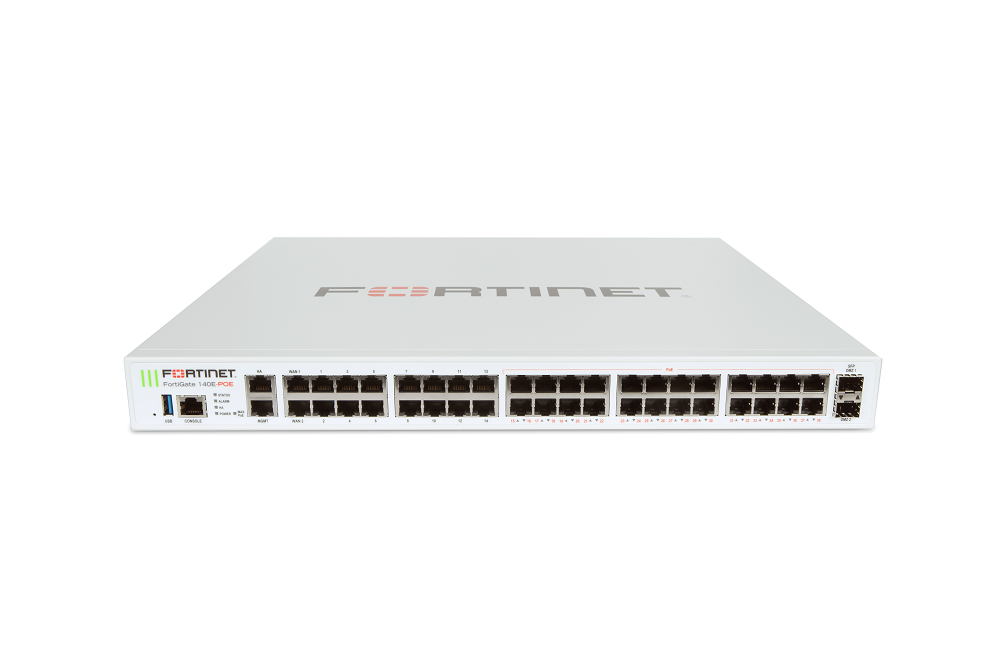 Fortinet FortiGate 140E POE Firewall (End of Sale/Life)