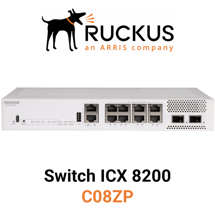 Ruckus ICX 8200-C08ZP Switch