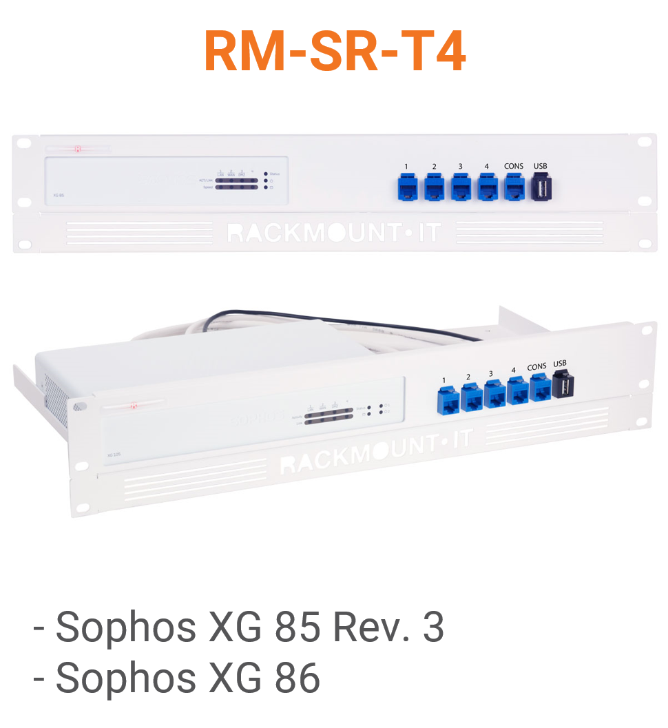 Rack Mount IT Kit für Sophos XG 85 - Revision 3 (End of Sale/Life)