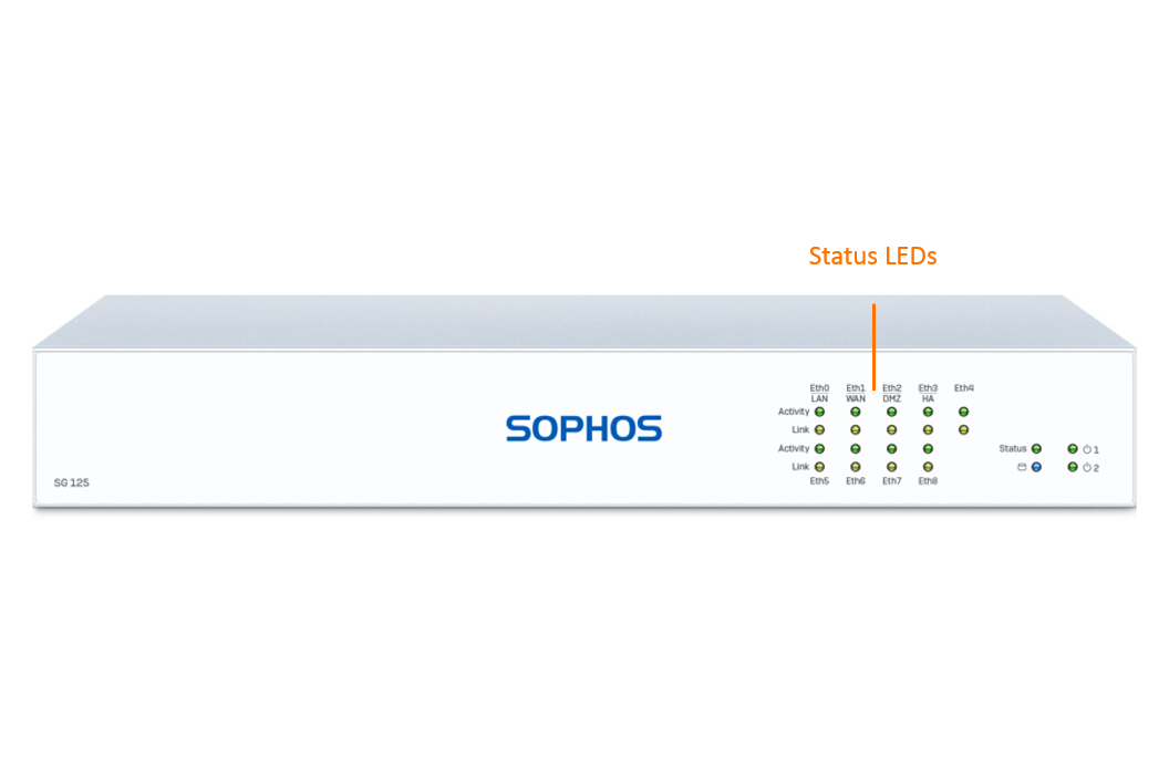 Sophos SG 125 Vorderseitenansicht Vorschaubild