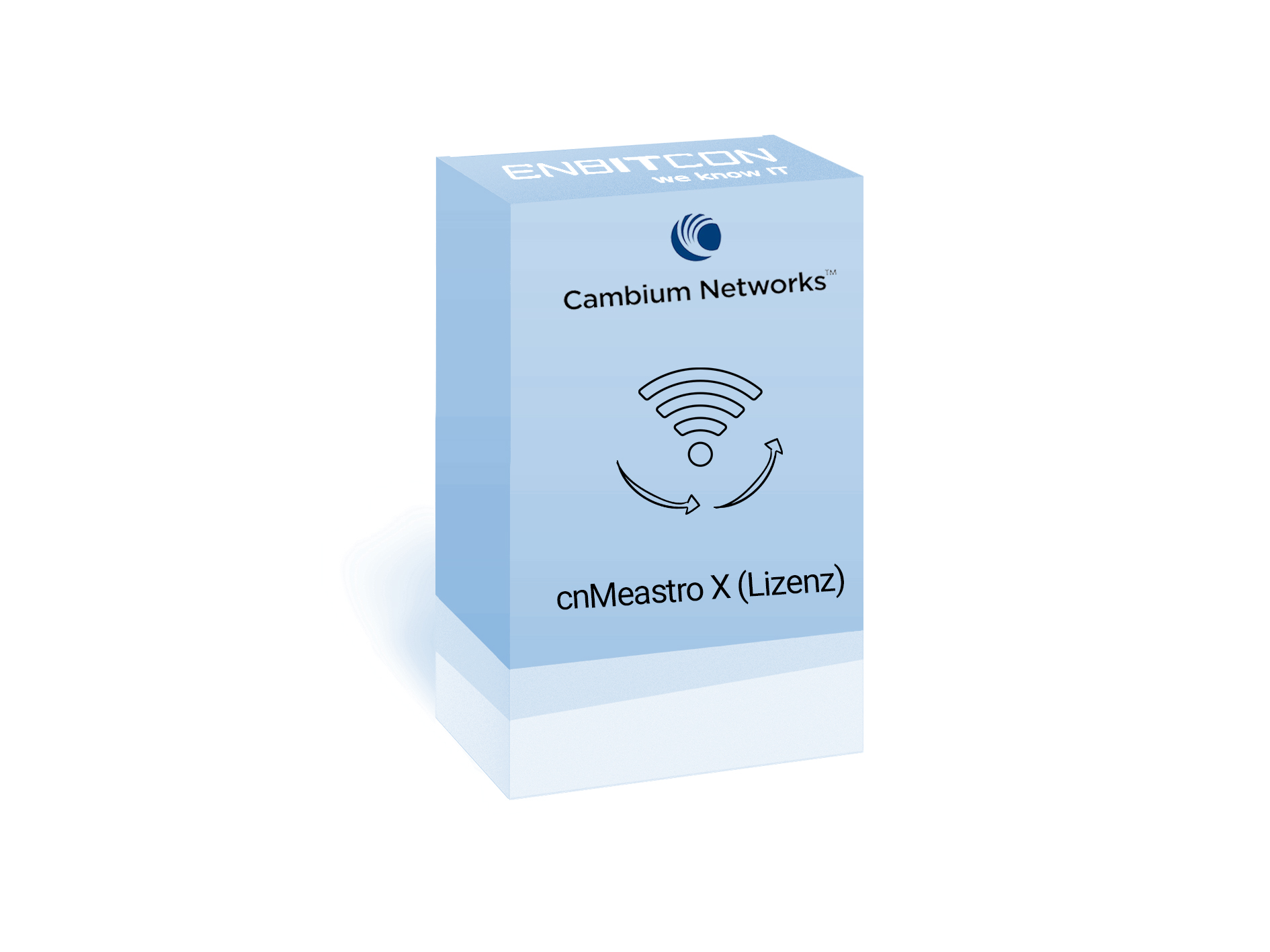 Cambium cnMaestro X Vorschaubild mit Cambium Networks Logo, Notebook und Dashboard