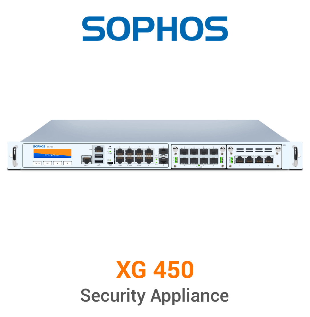 Sophos XG 450 Security Appliance (End of Sale/Life)