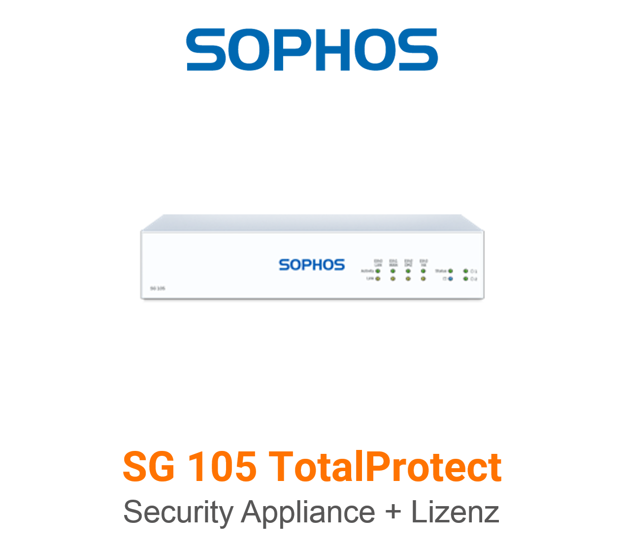 Sophos SG 105 TotalProtect Security Appliance + Lizenz Vorschaubild
